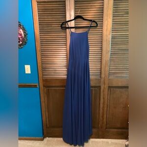 Lulu’s Navy Chiffon Dress sz XL